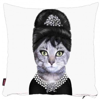 Kedili Yastık Kılıfı-126